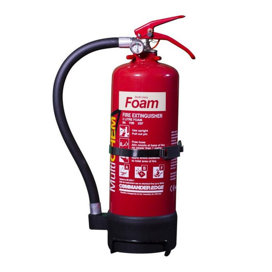 MultiCHEM multipurpose fire extinguisher, ideal for kitchens and homes