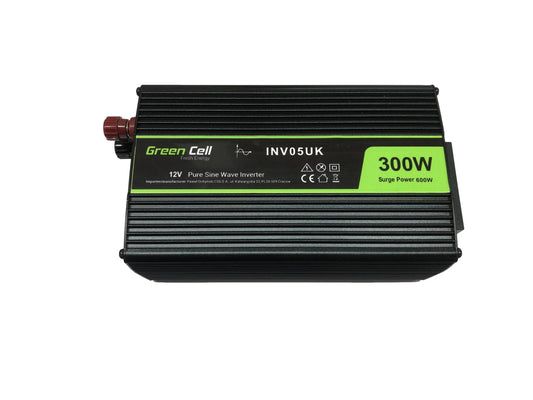 Mains Inverter Pure Sinewave 300w - Use your petrol/diesel car to provide electricity during a power cut